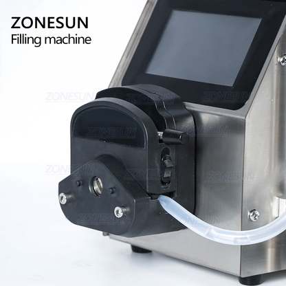 ZONESUN ZS-YTPP6001 Máquina de llenado de líquidos con bomba peristáltica semiautomática de 1-100 ml 