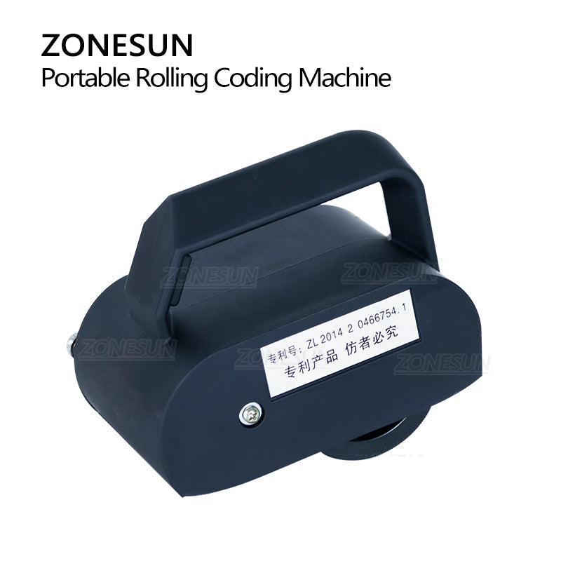 ZONESUN Portable Batch Number Rolling Coding Machine