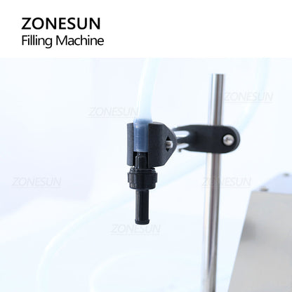 ZONESUN GFK-160 Diaphragm Pump Water Oil Liquid Filling Machine