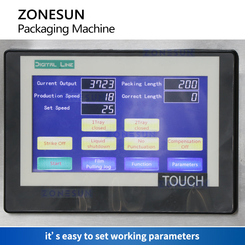 ZONESUN ZS-FS01 Autoamtc Popcorn Pouch Bag Liquid Granule Filling Sealing Machine