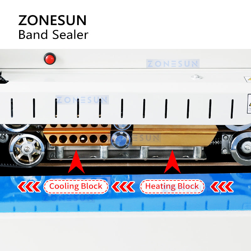 ZONESUN ZS-FR1800P Automatic Bag Sealing Machine with Date Coder