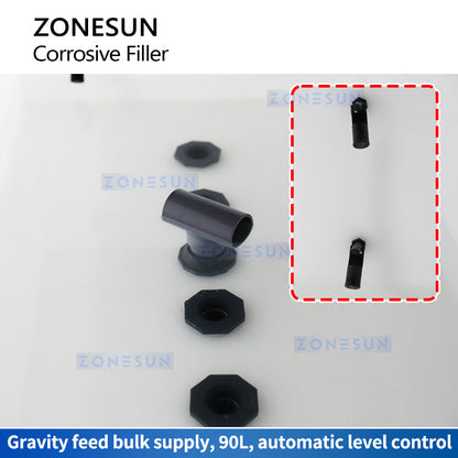 ZONESUN ZS-YTCR4A Riempitrice automatica di liquidi anticorrosivi a 4 ugelli 