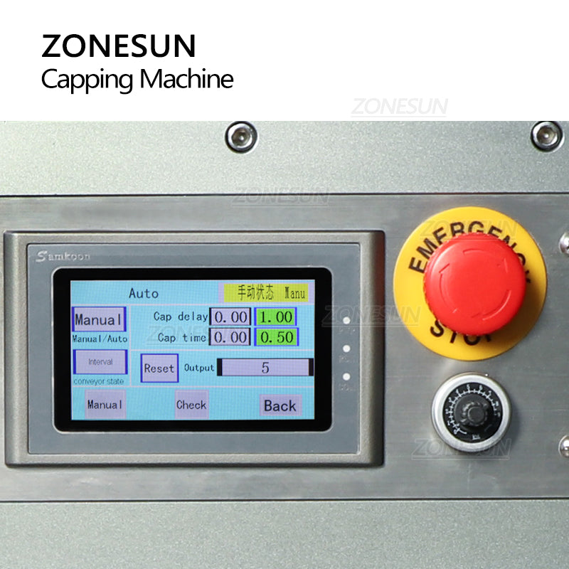 ZONESUN ZS-XG20 Desktop Semi-Automatic Bottle Capping Machine