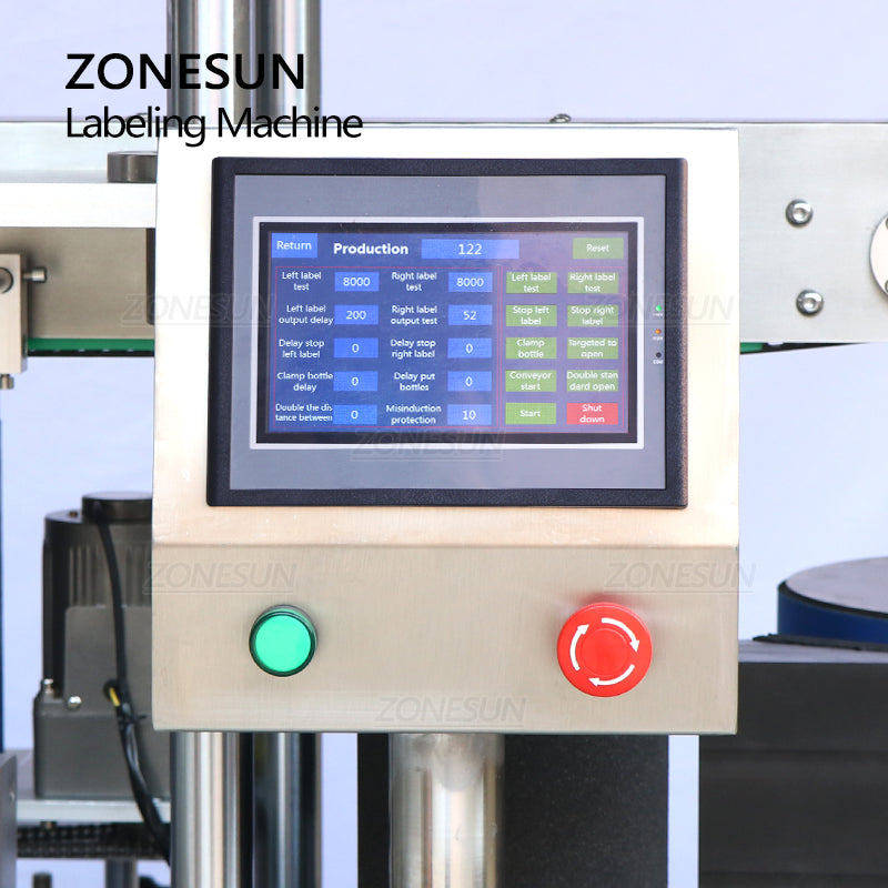 ZONESUN ZS-TB990 Automatic Round Square Bottles Labeling Machine