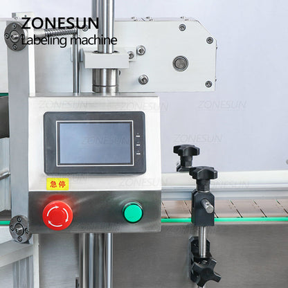 ZONESUN ZS-TB300M Automatic Single / Double Side Square Bottle Labeling Machine