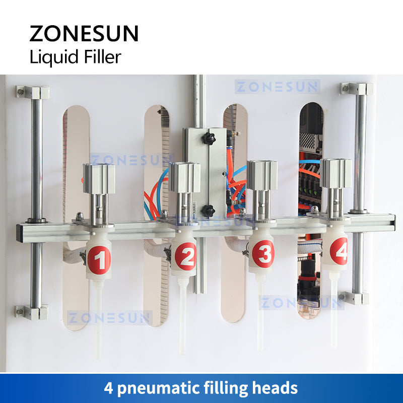 Máquina llenadora de líquidos corrosivos semiautomática ZONESUN ZS-YTCR4