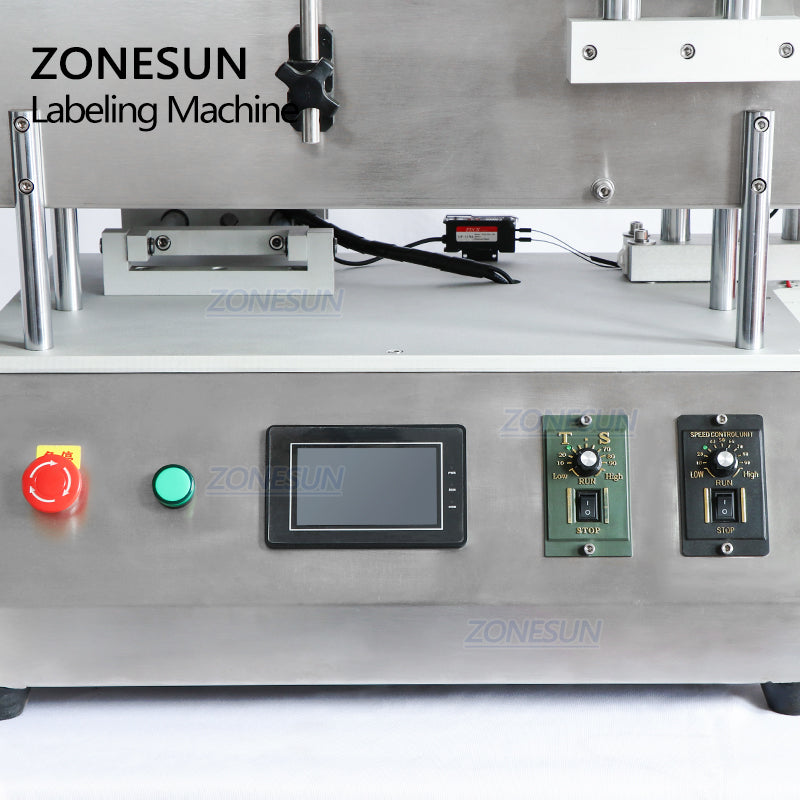 ZONESUN ZS-TB150A High Speed Single Side Round Bottle Labeling Machine For Normal Transparent Label