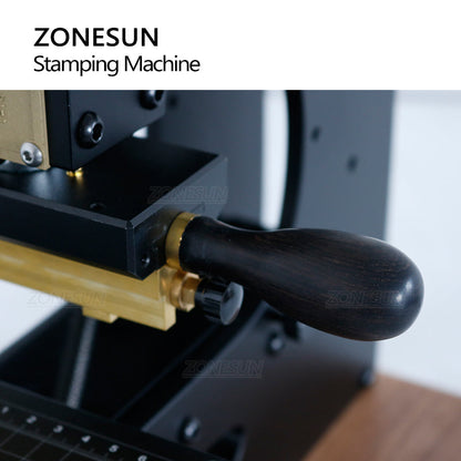 ZONESUN Manual Hot Stamping Machine With Positioning Slider