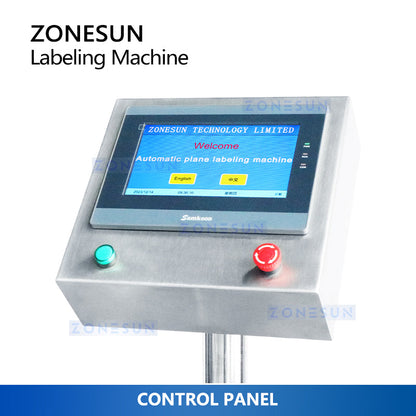 ZONESUN ZS-TB831ST Máquina etiquetadora automática de esquinas de cajas de tres lados 