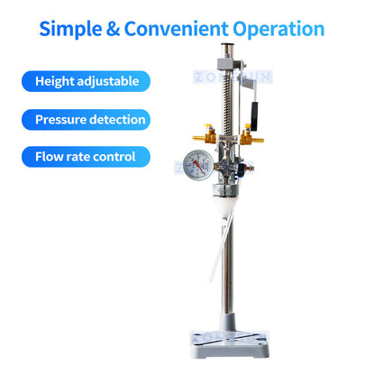 ZONESUN ZS-DYGZ01 Manual Equipressure Foamy Liquid Filling Machine