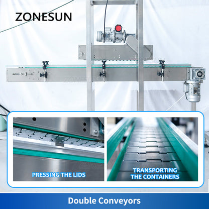 ZONESUN ZS-XG21 Automatic Cap Pressing Capping Machine