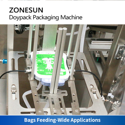 ZONESUN ZS-HZL1 Automatic Paste Filling & Doypack Feeding Sealing Machine