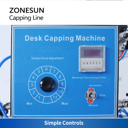 ZONESUN ZS-XG6100C Automatic Screwing Capping Machine