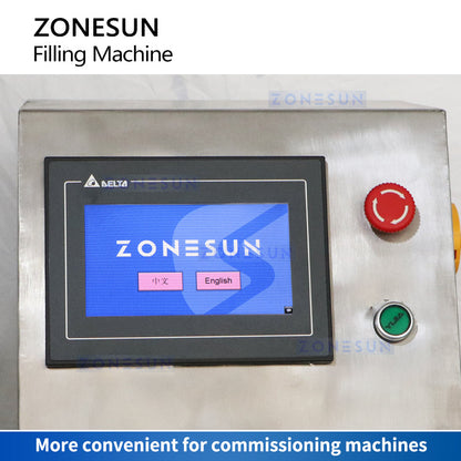 ZONESUN ZS-VTRP1D Automatic Rotor Pump Thick Paste Filling Machine