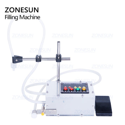 ZONESUN Intelligent Induction Heat-resistant Diaphragm Pump Liquid Filling Machine