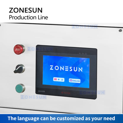 ZONESUN ZS-AFCL1 Automatic Magnetic Pump Liquid Filling Capping Production Line