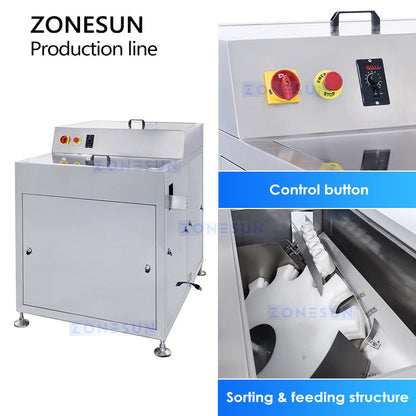 ZONESUN ZS-AFLC Linea di produzione automatica di imballaggi per caramelle gommose 