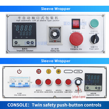 ZONESUN ZS-SPL5 Automatic Sleeve Wrapping Shrinking Machine