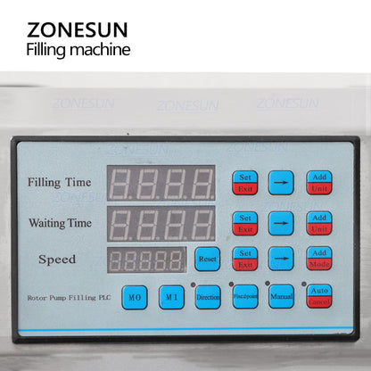 ZONESUN ZS-DTGT900CZ Automatic Rotor Pump Paste Filling Machine