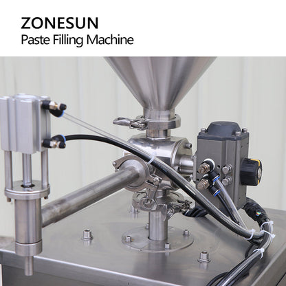 Máquina llenadora de pasta líquida con servomotor ZONESUN ZS-GY1SM