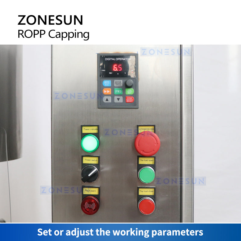 ZONESUN ZS-XG440C4 Automatic ROPP Pilfer Proof Capping Machine