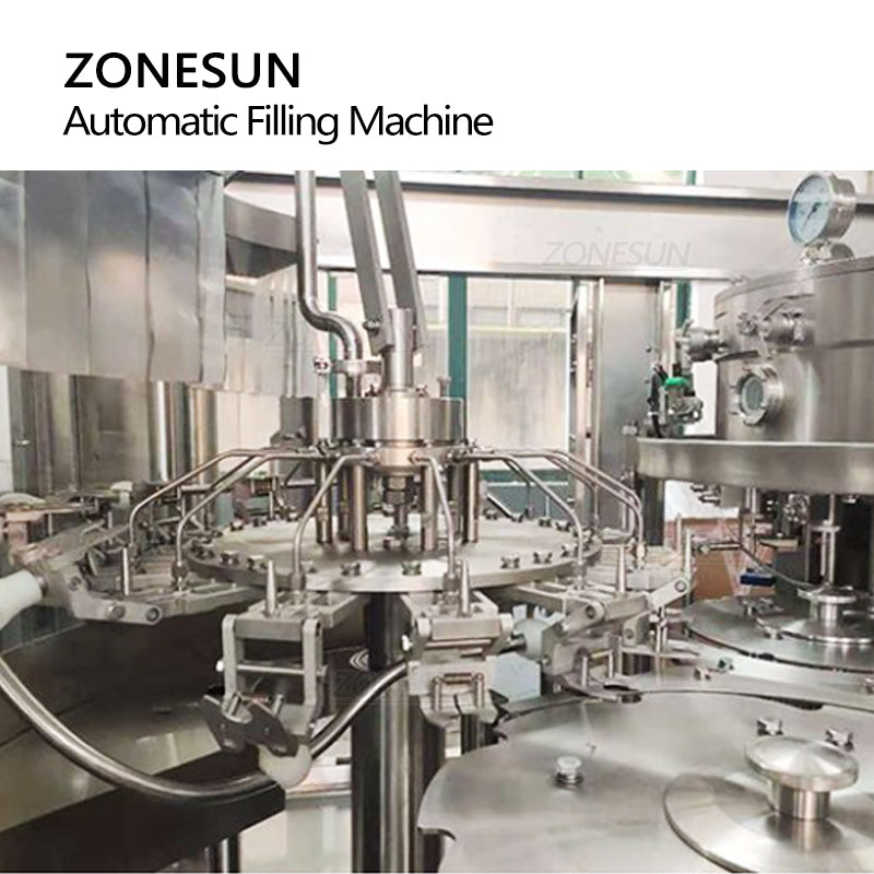 Máquina llenadora automática de bebidas carbonatadas embotelladas de PET ZONESUN ZS-AFMC