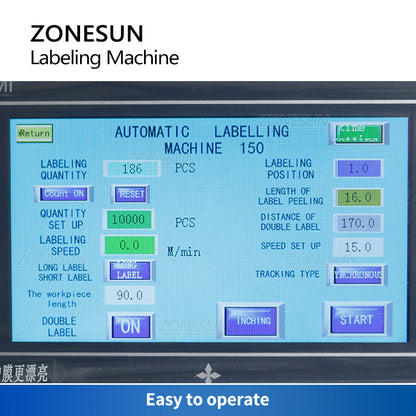 ZONESUN ZS-TB170 Flat Surface Labeling Machine