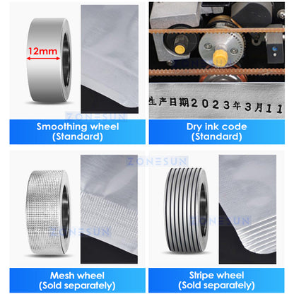 ZONESUN ZS-FK1080B Horizontal Vacuum/Gas Flush Sealing Machine