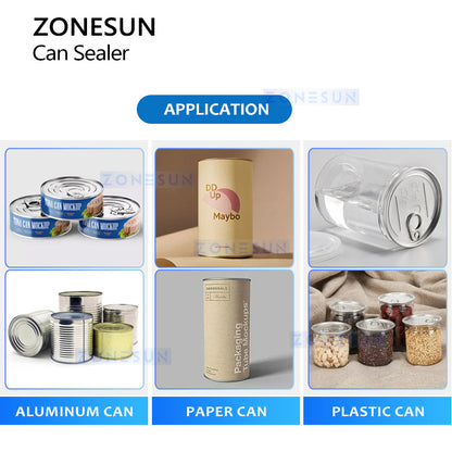 ZONESUN ZS-AFK300 Sigillatrice automatica per lattine 