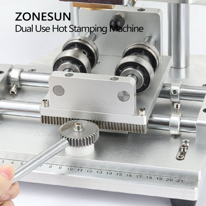 ZONESUN ZS-90GT Round & Flat Dual Use Hot Stamping Machine