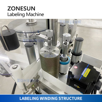 ZONESUN ZS-TB140 Automatic Round Bottle Labeling Machine