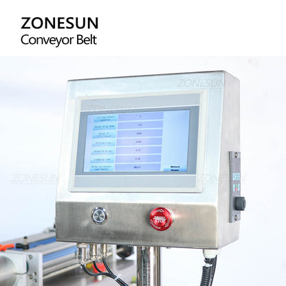 ZONESUN ZS-CB100P 1.9m Automatic Chain Conveyor Belt For Production Line