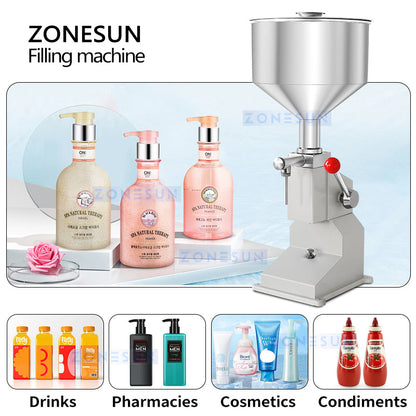 ZONESUN ZS-A03S Manual Paste Filling Machine