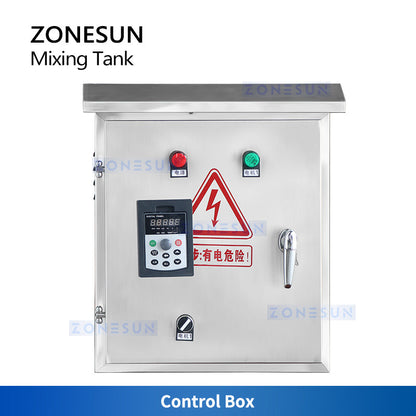 ZONESUN ZS-PPMT1500L Tanque de mezcla de PP para líquidos corrosivos 