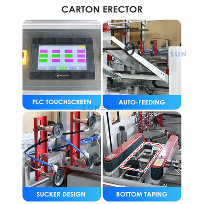 ZONESUN ZS-CSPM1 Automatic Carton Sealing Production Line