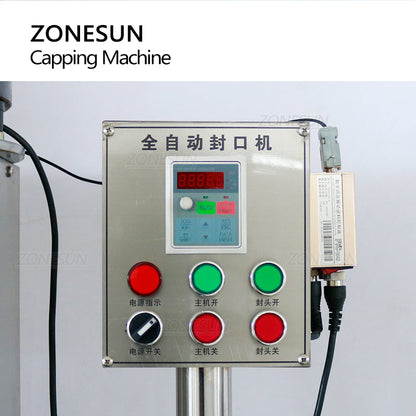 ZONESUN ZS-XG440E Tappatore automatico per bottiglie di birra Tappatore a corona 