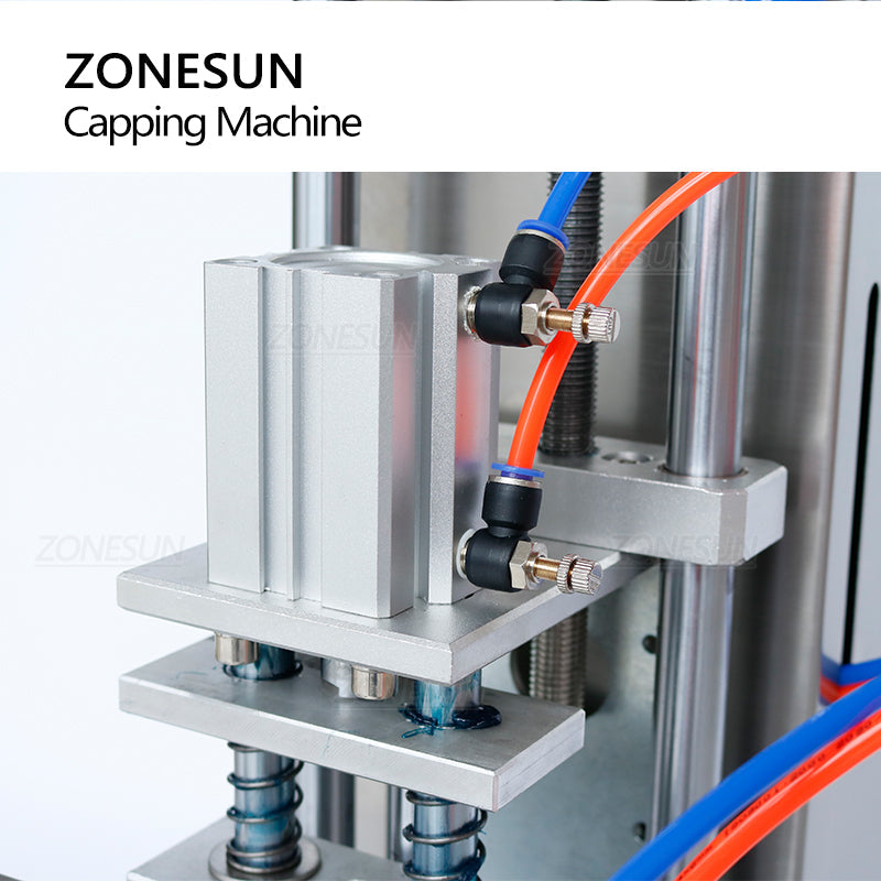 ZONESUN ZS-XG450D Semi Automatic Desktop Glass Bottle Twist Off Capping Machine