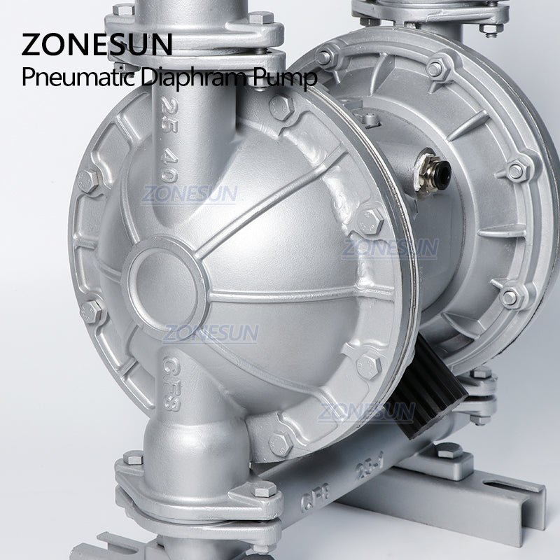 ZONESUN Pompa a membrana di riempimento pneumatica ZS-QBY-K25 Mini a funzionamento pneumatico