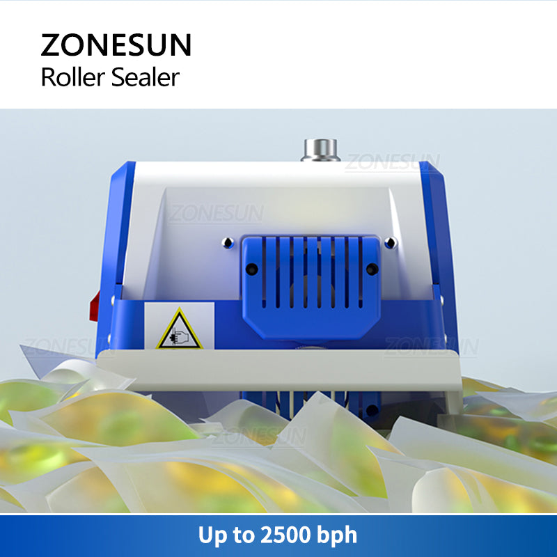 ZONESUN ZS-GLF1P Portable Composite Bag Roller Sealing Machine