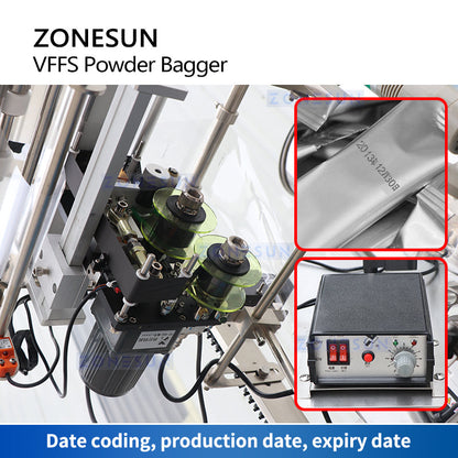 ZONESUN ZS-FM220 Máquina automática de envasado de bolsitas con barrena para bolsas de polvo 