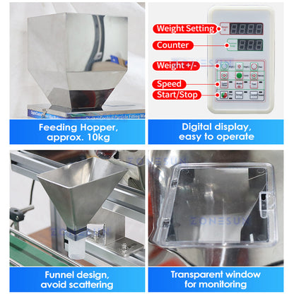 ZONESUN ZS-PFC500 Automatic Granule Weighing Filling Machine