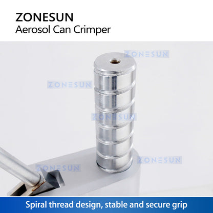 ZONESUN ZS-YG25 Manual Aerosol Can Capping Machine