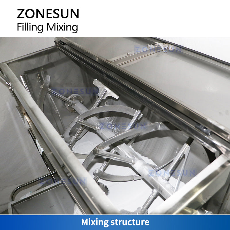 ZONESUN ZS-MB500FP Semi Automatic Auger Powder Mixing Feeding Weighing Filling Machine