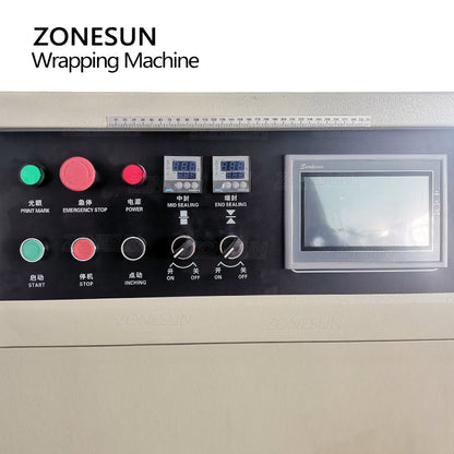 ZONESUN Horizontal Plastic Bag Pouch Wrapping Machine