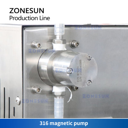 ZONESUN ZS-AFCL1 Automatic Magnetic Pump Liquid Filling Capping Production Line