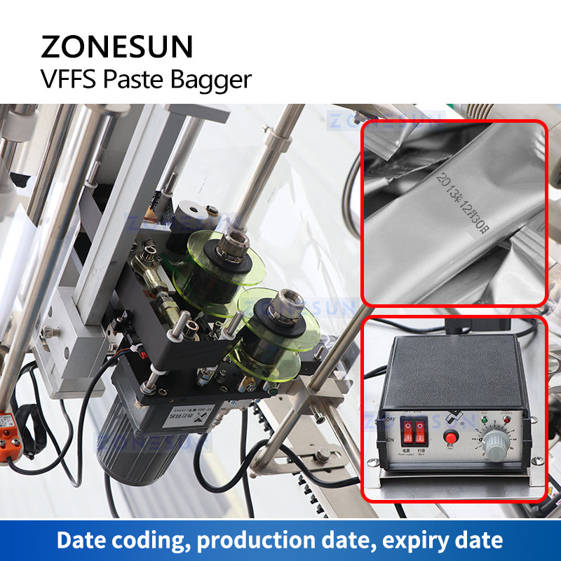 ZONESUN ZS-FP220 Macchina sigillatrice per riempimento pasta veloce ed efficiente