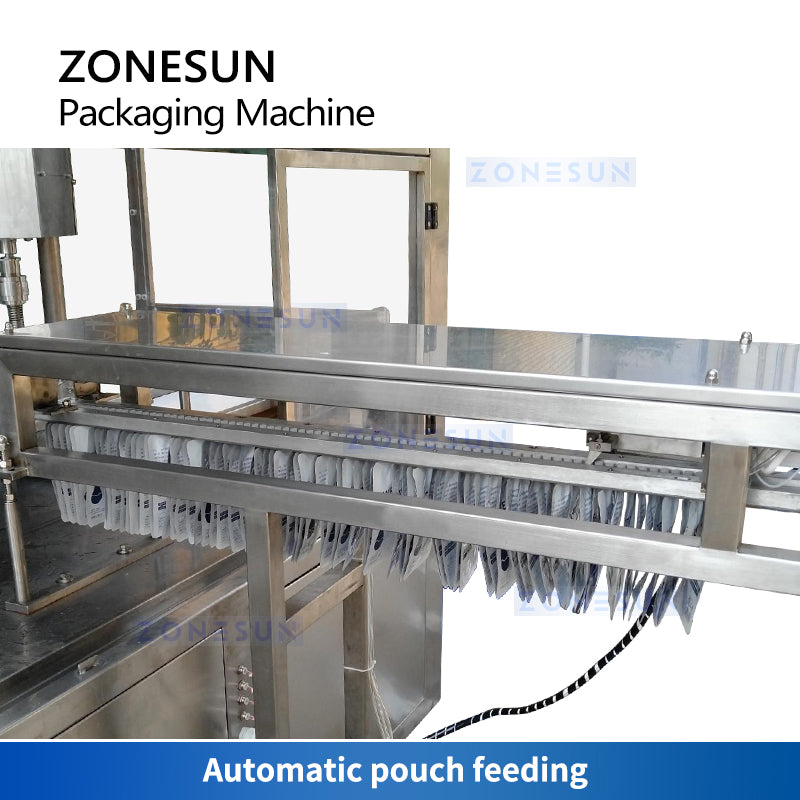 Tappatrice per riempimento di liquidi con busta automatica ZONESUN ZS-AFC6YL