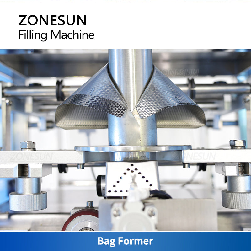 ZONESUN ZS-420GSY Macchina sigillatrice riempitrice automatica per pasta con serbatoio e pompa di alimentazione