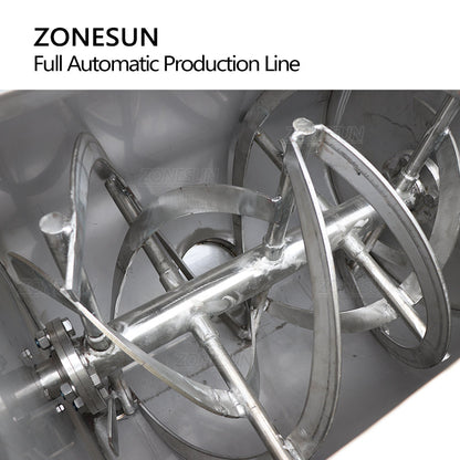 Línea de producción automática de sellado, llenado y alimentación de mezcla de polvo ZONESUN ZS-FAL180X6