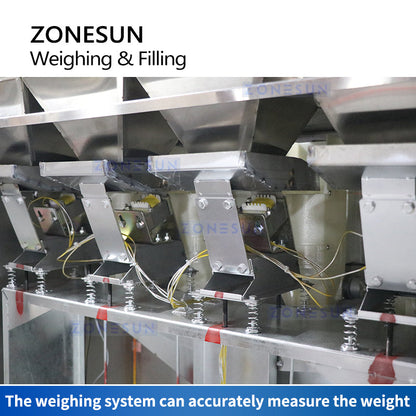 ZONESUN ZS-GW4C Automatic Granule Weighing Filling Machine